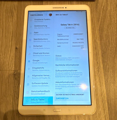 Samsung galaxy tab - galaxy, a